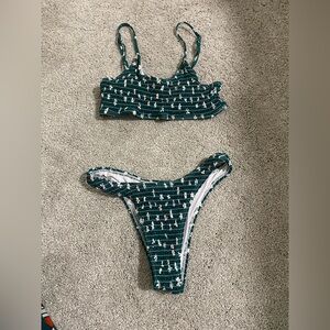 Stylish Green Bikini Set
